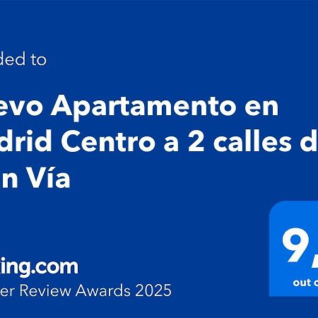 Nuevo Apartamento En Madrid Centro A 2 Calles De Gran Via Εξωτερικό φωτογραφία
